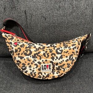 ✨Rare✨Love Brighton Leopard Print ShoulderBag NWT